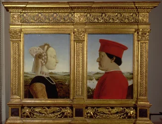Portraits of Duke Federico da Montefeltro and Battista Sforza